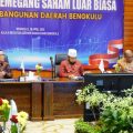 RUPS Luar Biasa Bank Bengkulu Dipimpin Oleh Gubernur Helmi, Bersama Ojk Bahas Penentuan Calon Direksi dan Komisaris